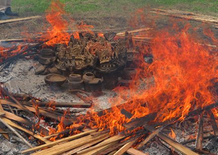 （中止）土器焼き体験！