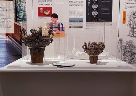 高輪ゲートウェイシティに火焔土器が出張中！